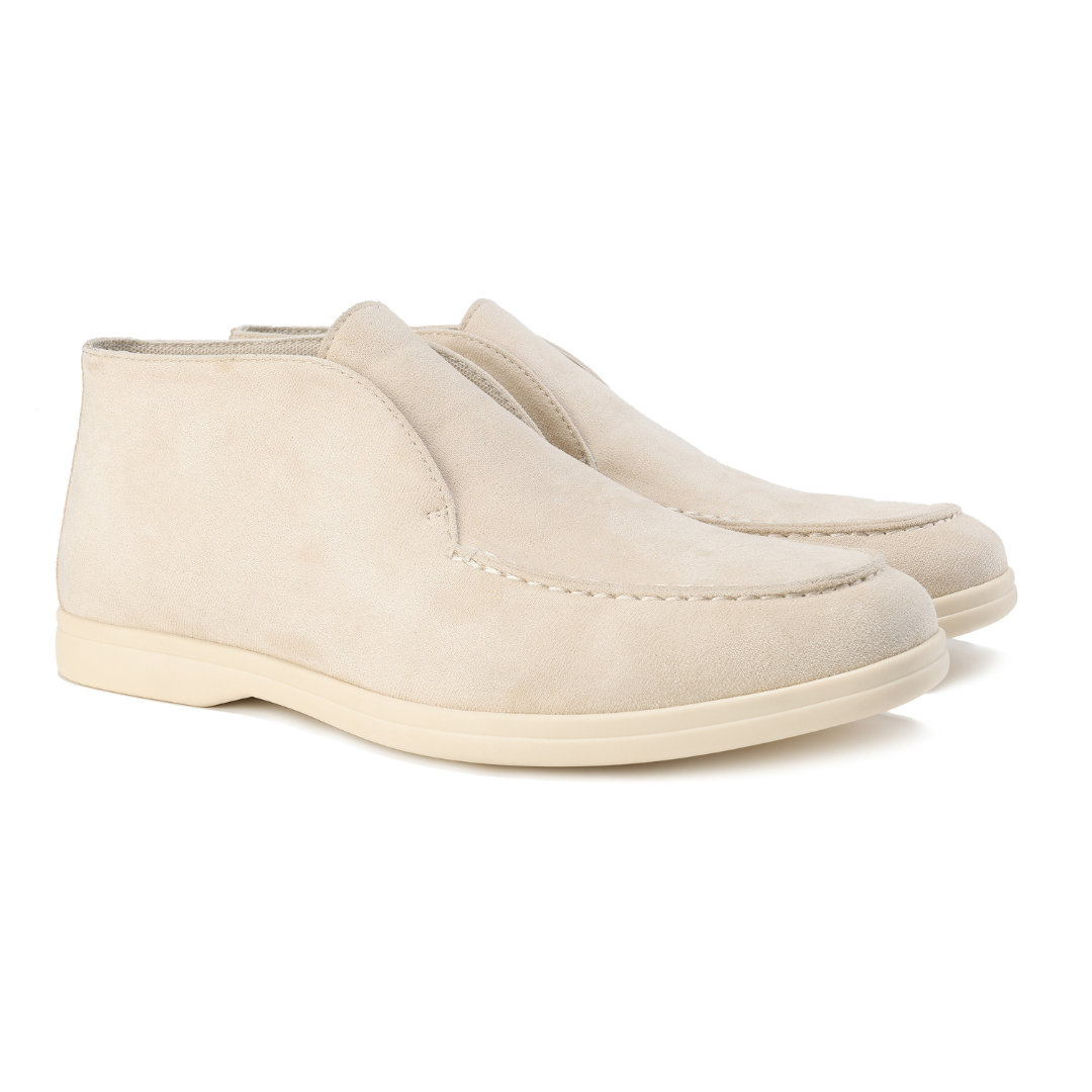 Noiret Paris™ | Mocassins hauts en daim