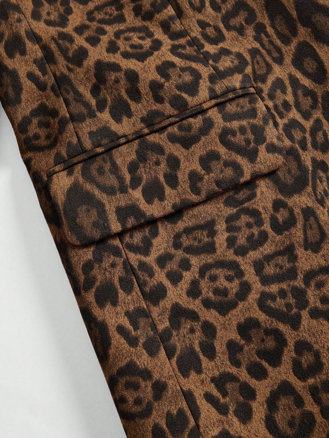 Noiret Paris™ | Blazer à Bouton Unique Imprimé Léopard