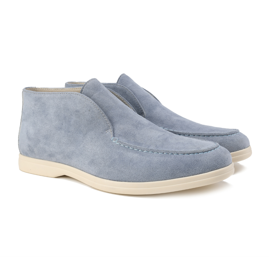 Noiret Paris™ | Mocassins hauts en daim