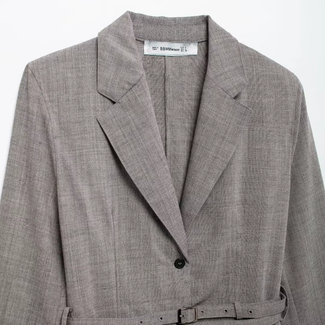 Noiret Paris™ | Veste Trendy avec Ceinture