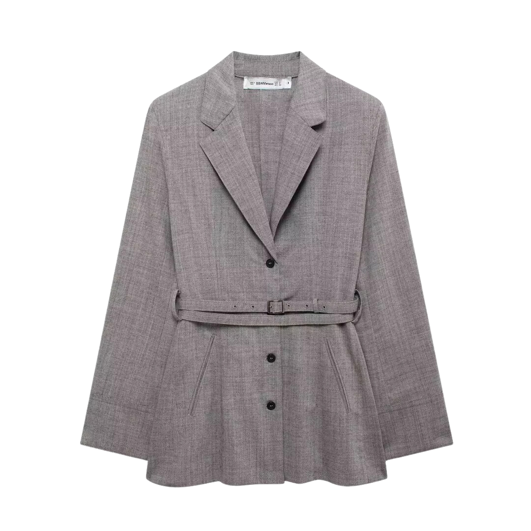 Noiret Paris™ | Veste Trendy avec Ceinture