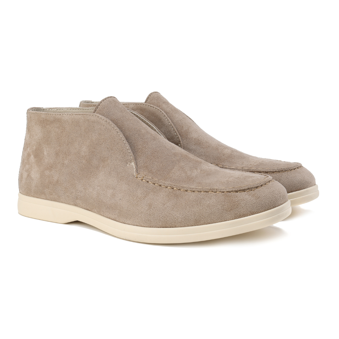 Noiret Paris™ | Mocassins hauts en daim