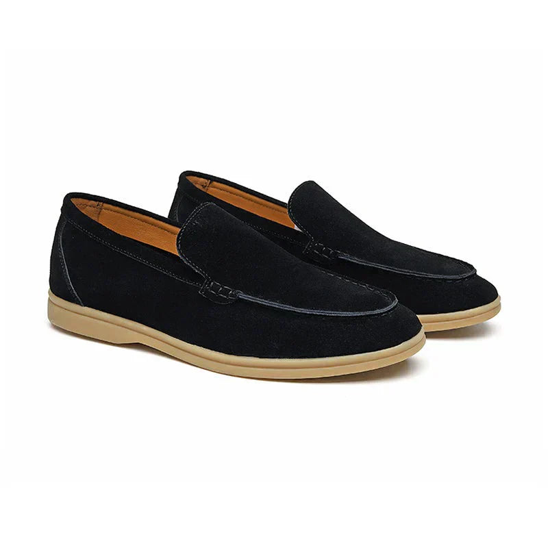 Noiret Paris™ | Mocassins en daim de qualité supérieure