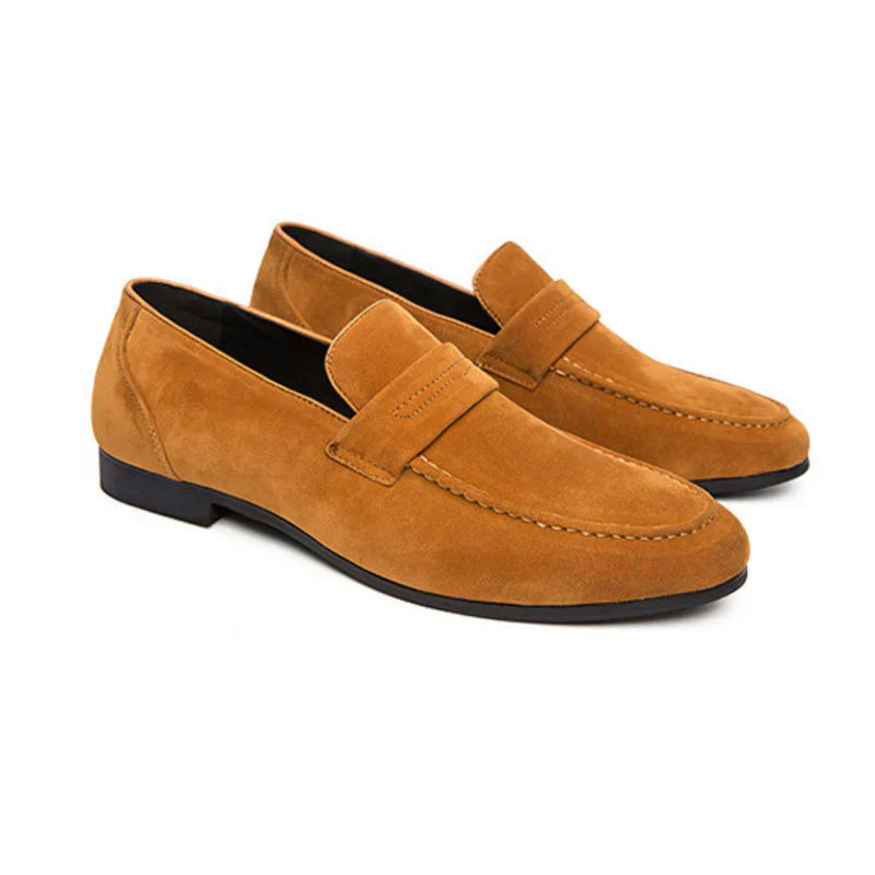 Noiret Paris™ | Mocassins à brides en daim