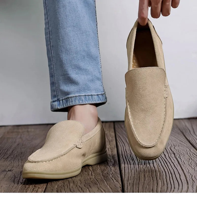 Noiret Paris™ | Mocassins en daim PREMIUM