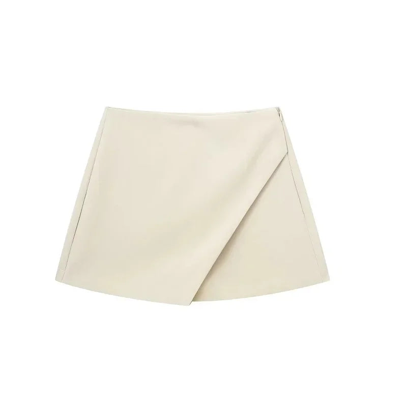 Noiret Paris™ | La Jupe-Short Asymétrique