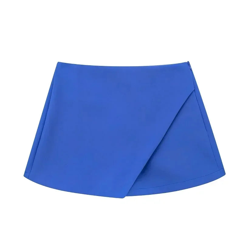 Noiret Paris™ | La Jupe-Short Asymétrique
