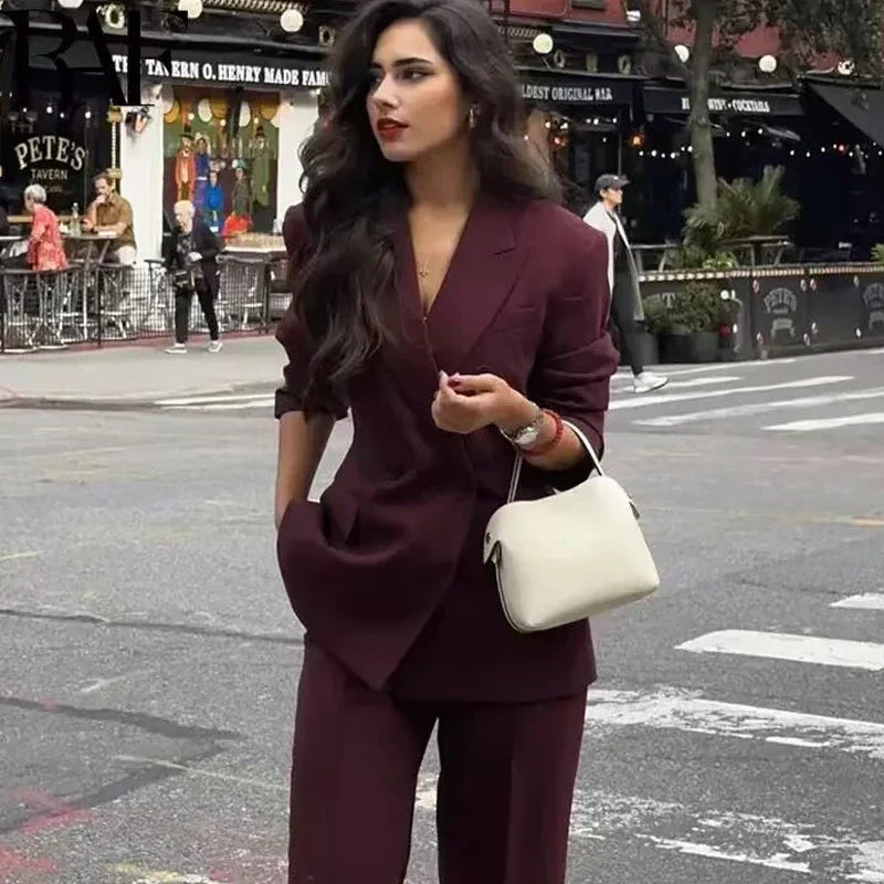 Noiret Paris™ | Élégant Blazer Croisé