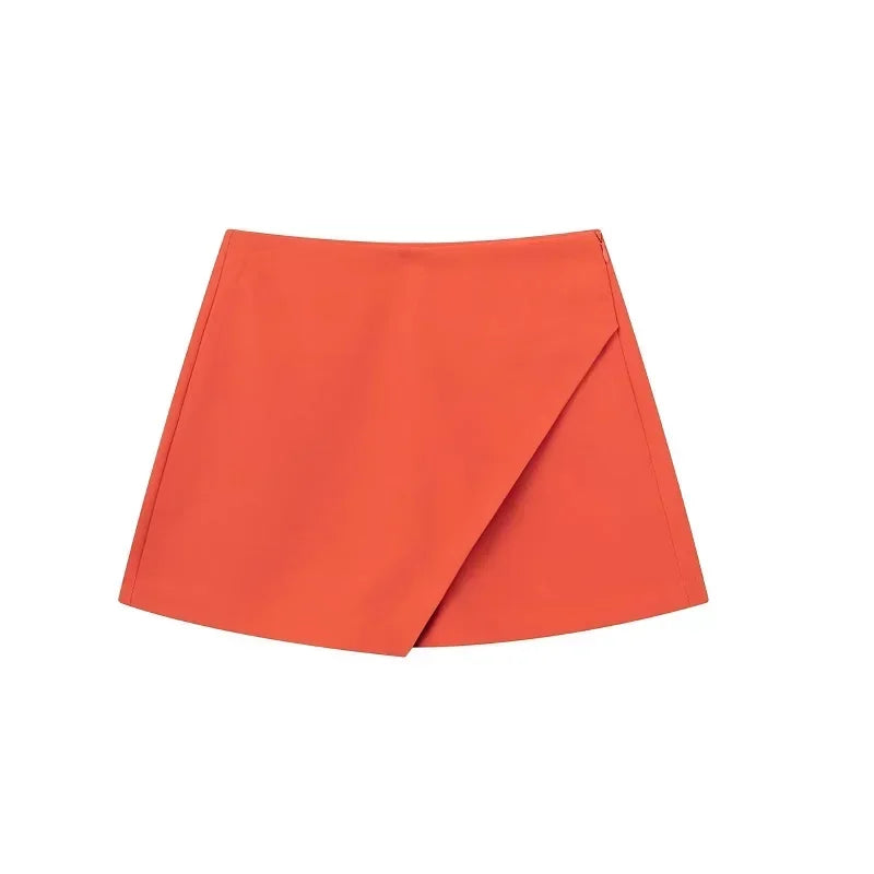 Noiret Paris™ | La Jupe-Short Asymétrique