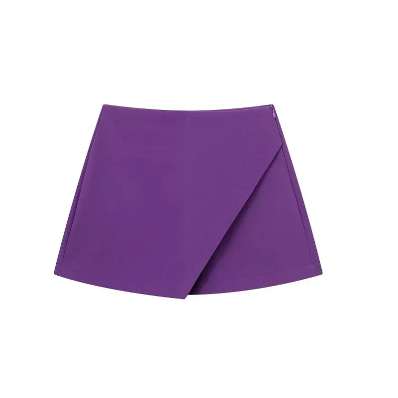Noiret Paris™ | La Jupe-Short Asymétrique