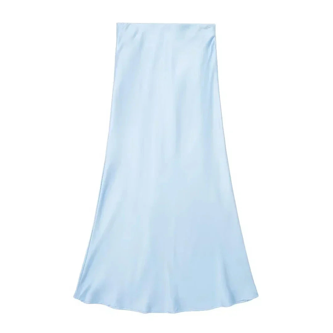 Noiret Paris™ | La Jupe Maxi Satin