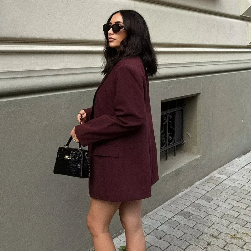 Noiret Paris™ | Élégant Blazer Croisé