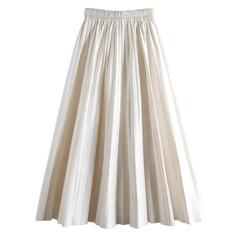 Noiret Paris™ | La Jupe Midi Plissée Luxe