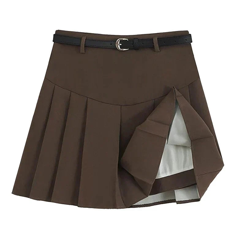 Noiret Paris™ | La Jupe-Short Plissée Chic