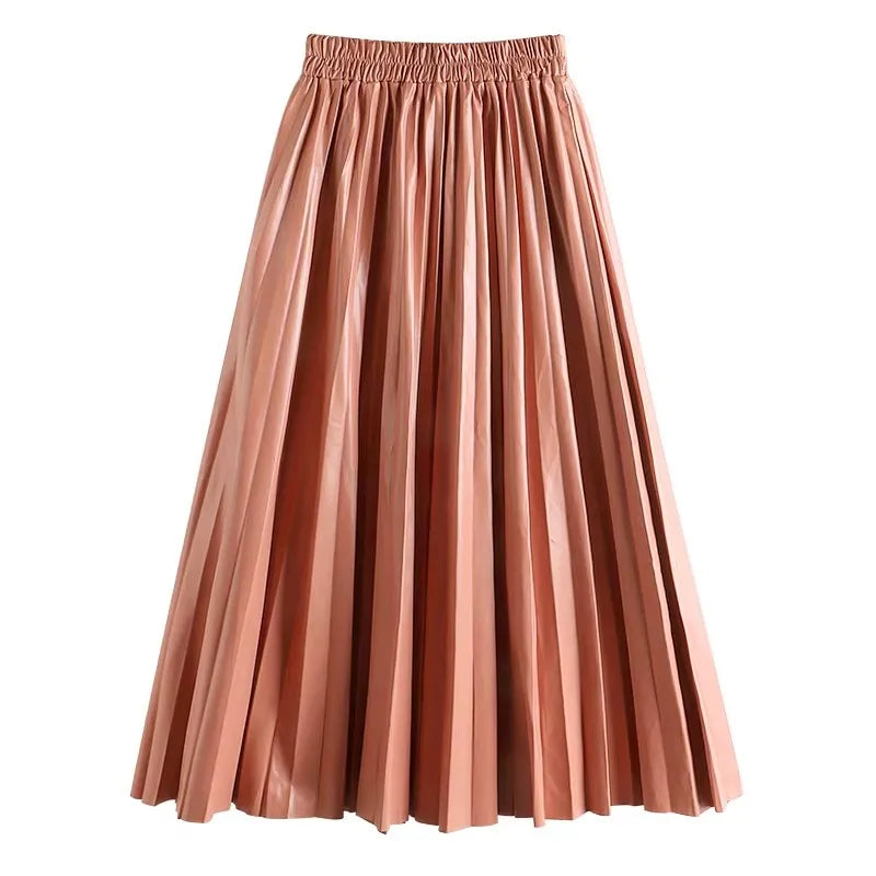 Noiret Paris™ | La Jupe Midi Plissée Luxe