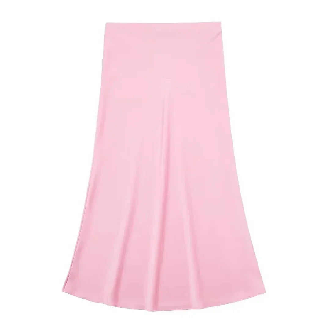 Noiret Paris™ | La Jupe Maxi Satin