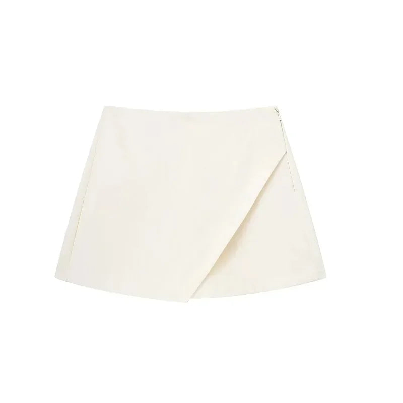 Noiret Paris™ | La Jupe-Short Asymétrique