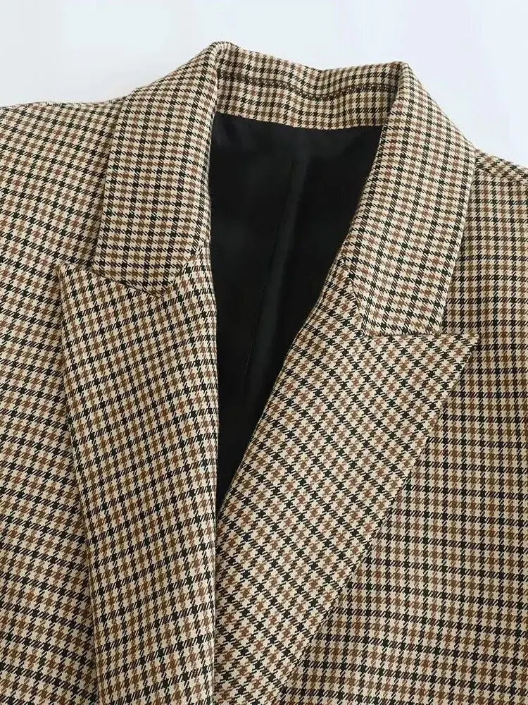 Noiret Paris™ | Blazer Classique Pied-de-Poule
