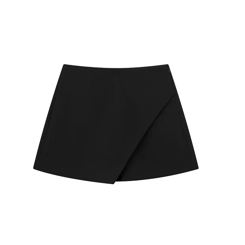 Noiret Paris™ | La Jupe-Short Asymétrique