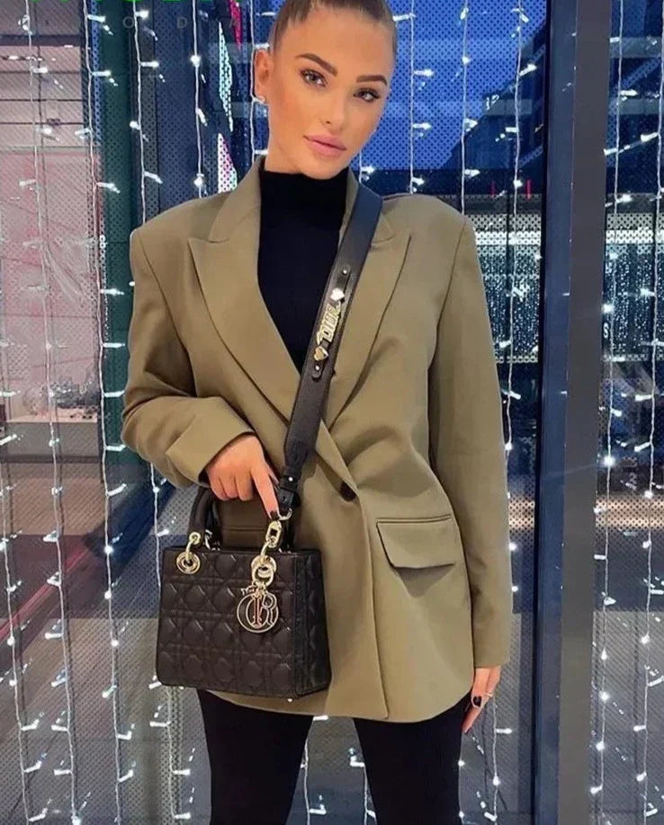 Noiret Paris™ | Veste de Bureau Croisée à Double Boutonnage