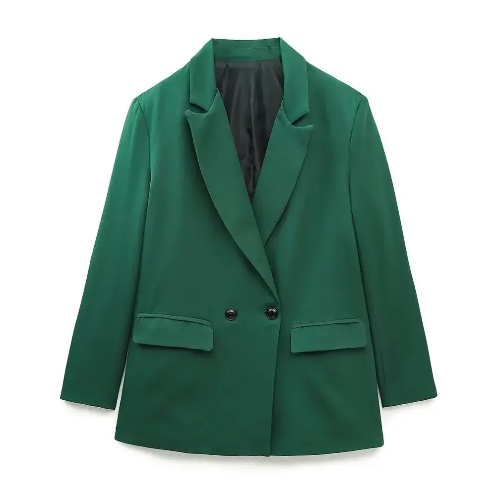 Noiret Paris™ | Veste de Bureau Croisée à Double Boutonnage