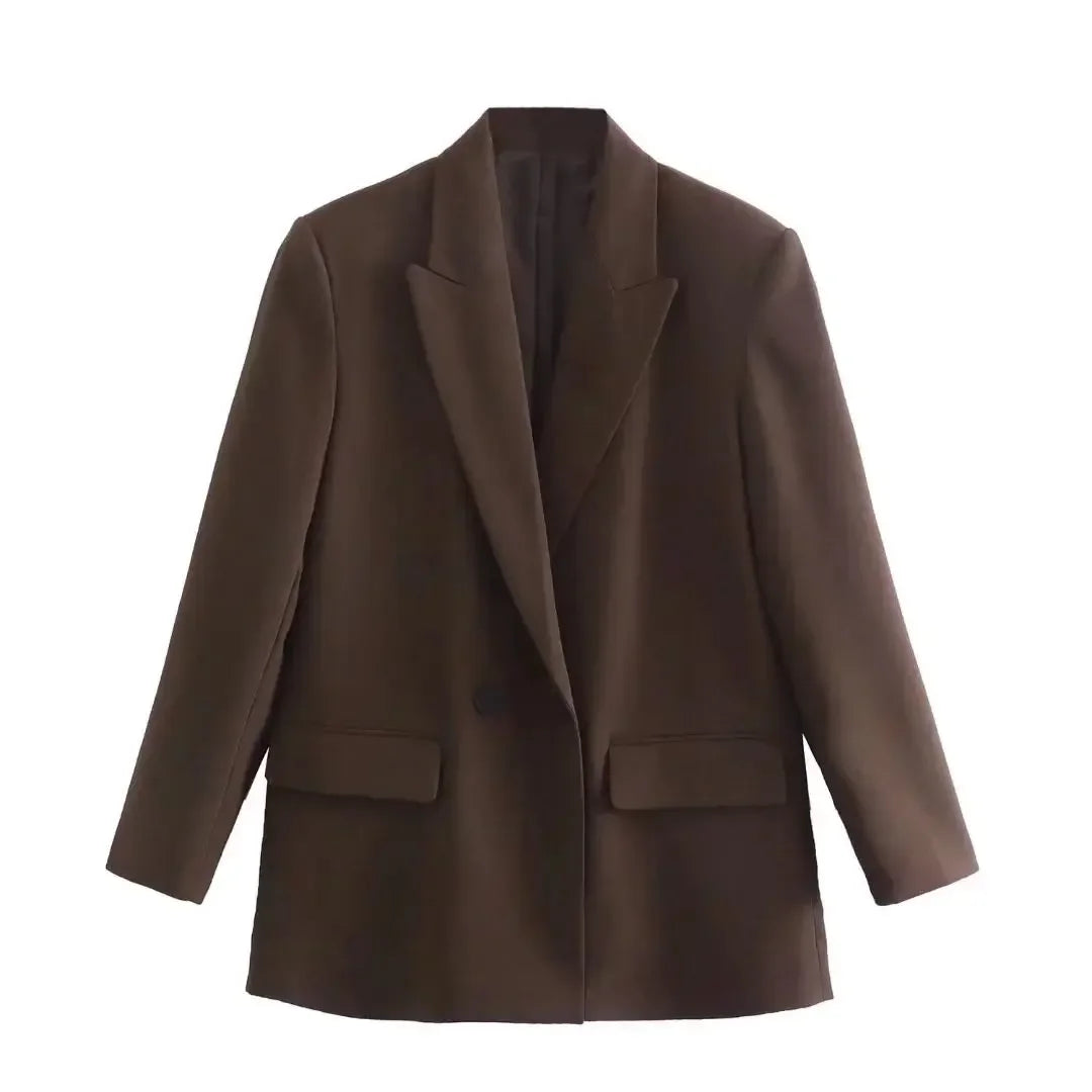 Noiret Paris™ | Veste de Bureau Croisée à Double Boutonnage