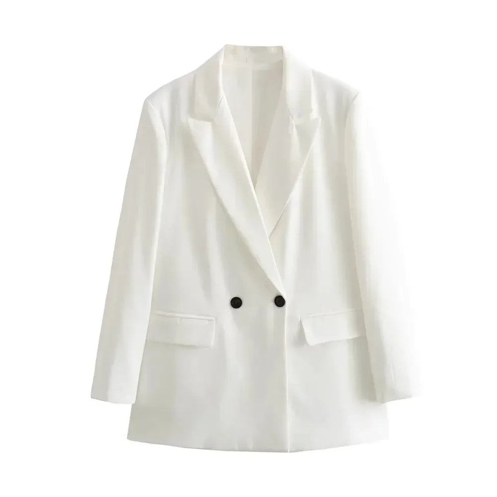 Noiret Paris™ | Veste de Bureau Croisée à Double Boutonnage