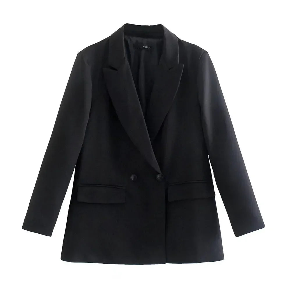Noiret Paris™ | Veste de Bureau Croisée à Double Boutonnage