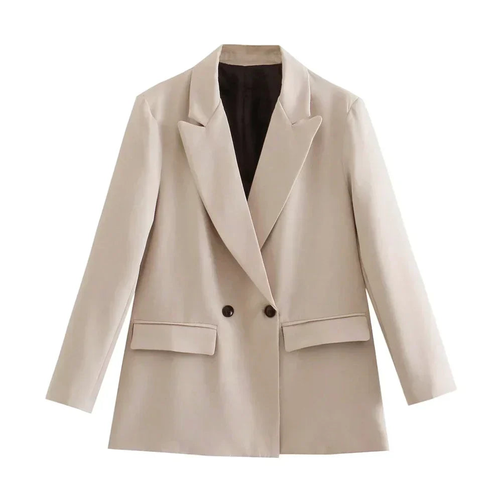 Noiret Paris™ | Veste de Bureau Croisée à Double Boutonnage