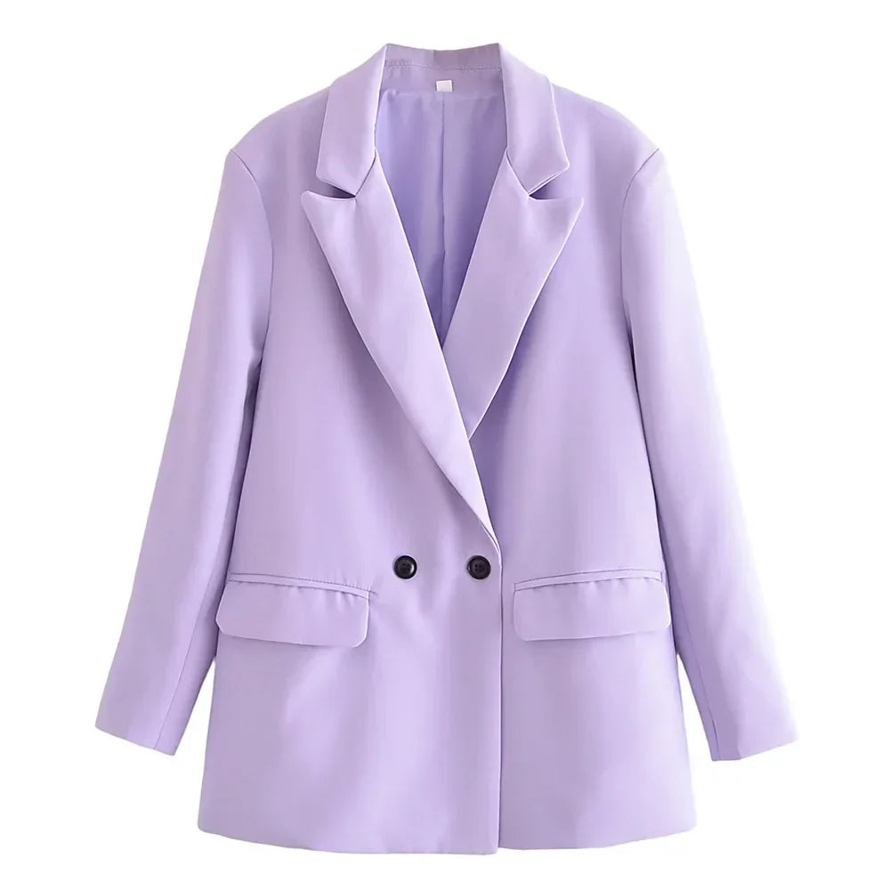 Noiret Paris™ | Veste de Bureau Croisée à Double Boutonnage