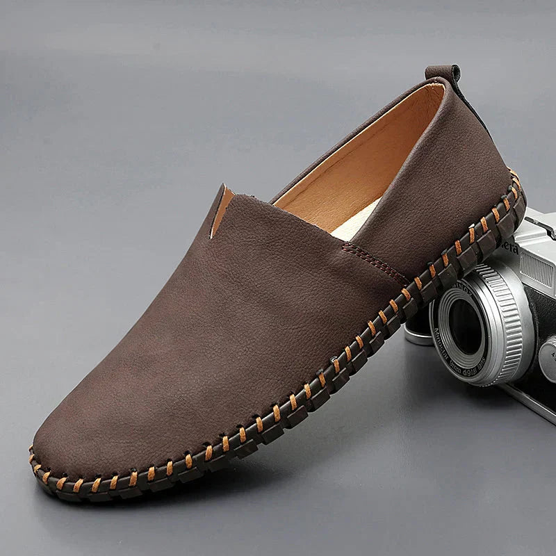 Noiret Paris™ | Mocassins en cuir Santorini