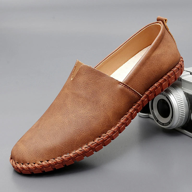 Noiret Paris™ | Mocassins en cuir Santorini