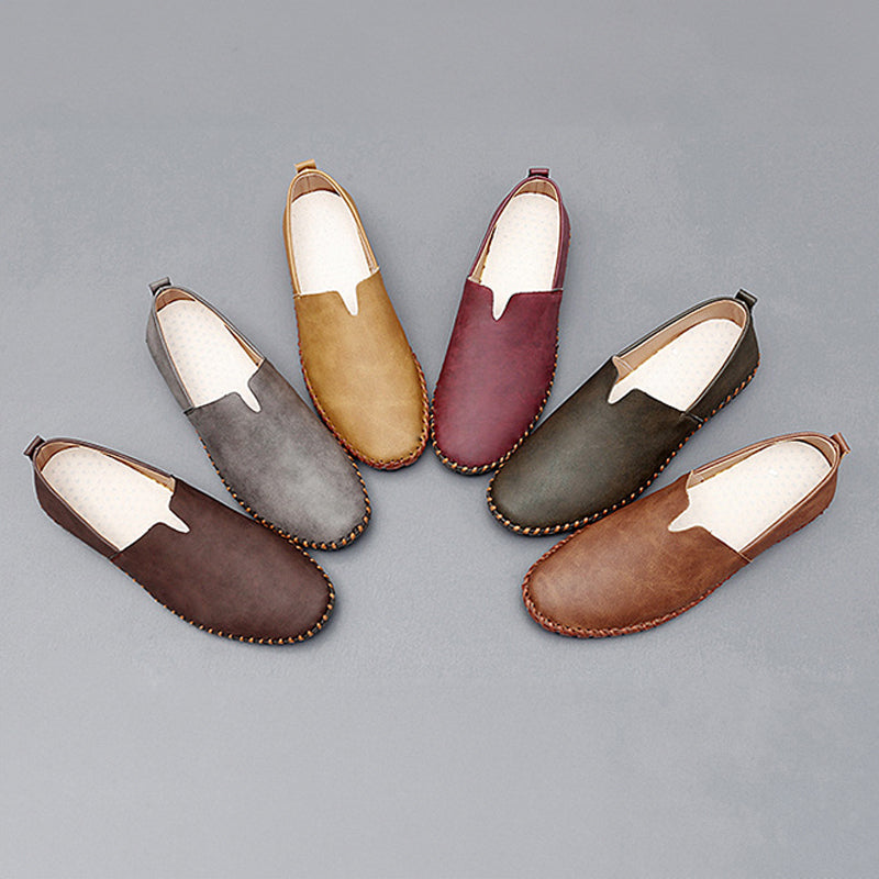 Noiret Paris™ | Mocassins en cuir Santorini