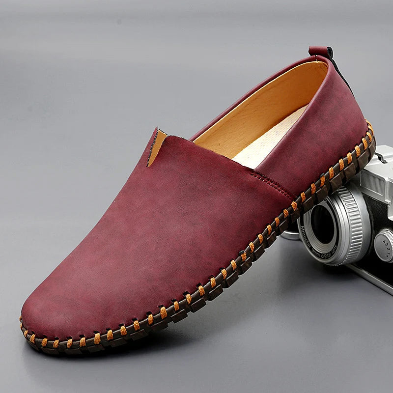 Noiret Paris™ | Mocassins en cuir Santorini