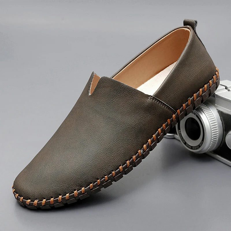 Noiret Paris™ | Mocassins en cuir Santorini
