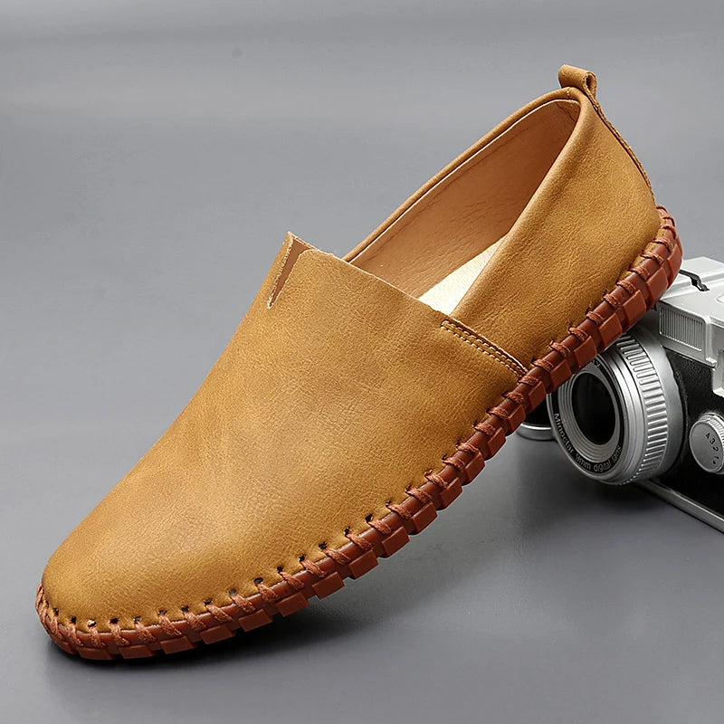 Noiret Paris™ | Mocassins en cuir Santorini