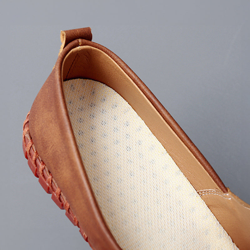 Noiret Paris™ | Mocassins en cuir Santorini