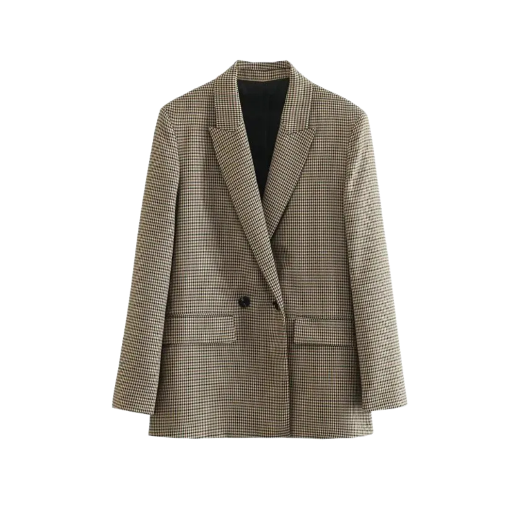 Noiret Paris™ | Blazer Classique Pied-de-Poule