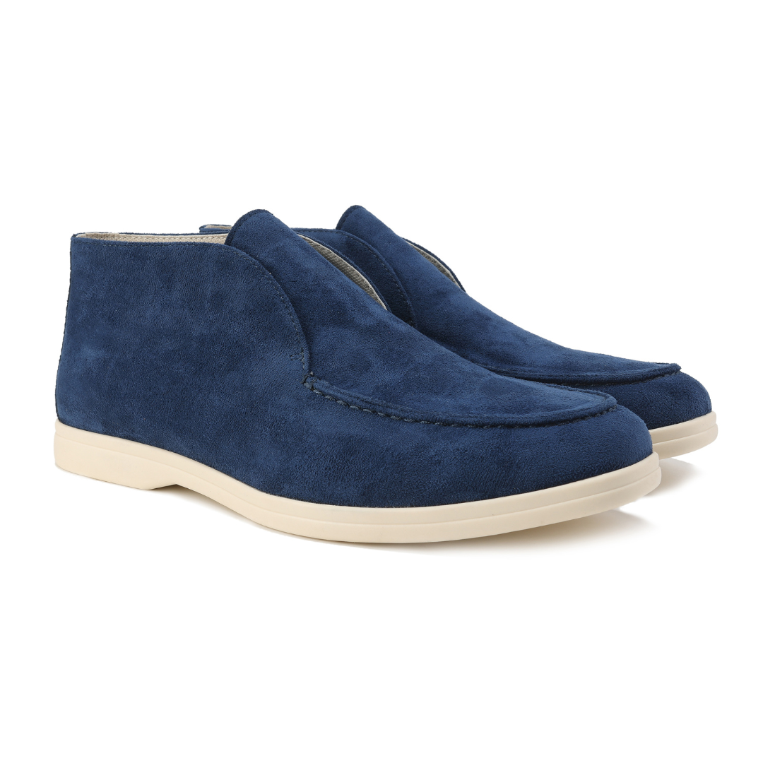 Noiret Paris™ | Mocassins hauts en daim