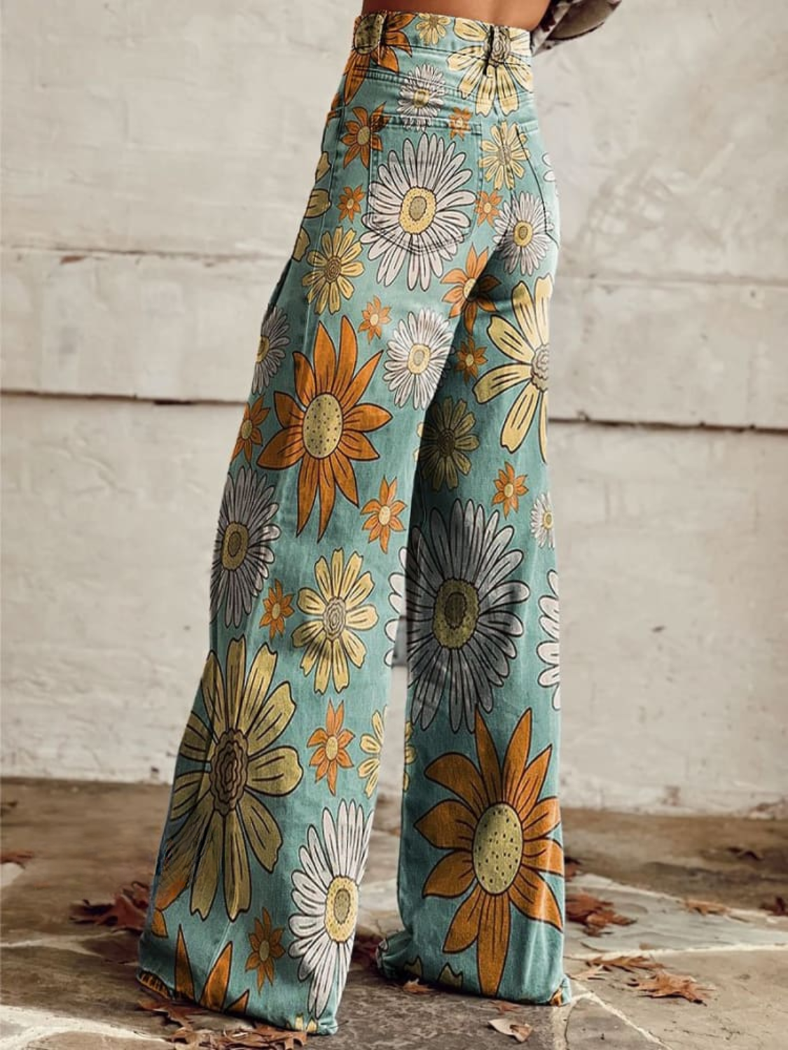 Cirilla - Pantalon Palazzo Fleuri d'Été