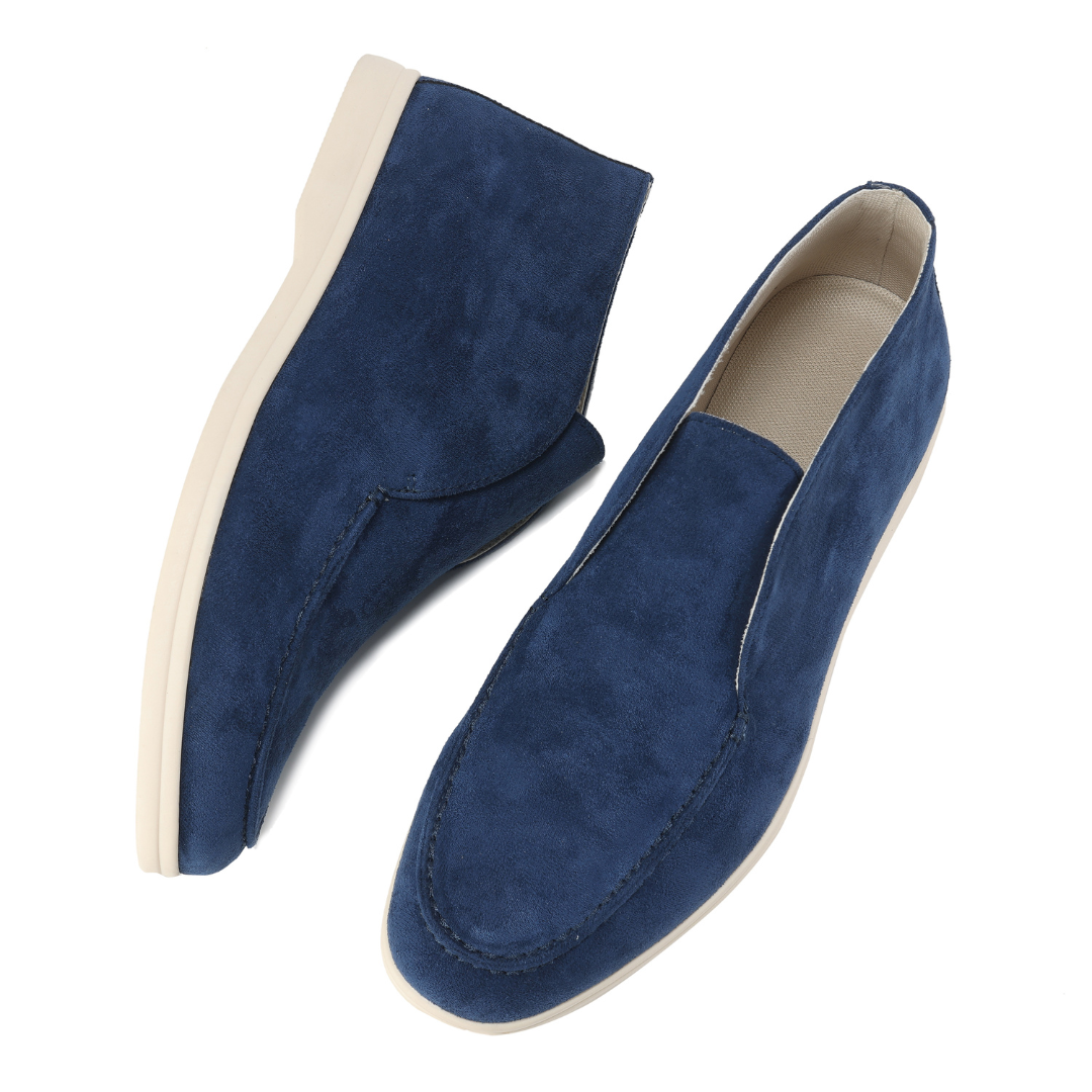 Noiret Paris™ | Mocassins hauts en daim