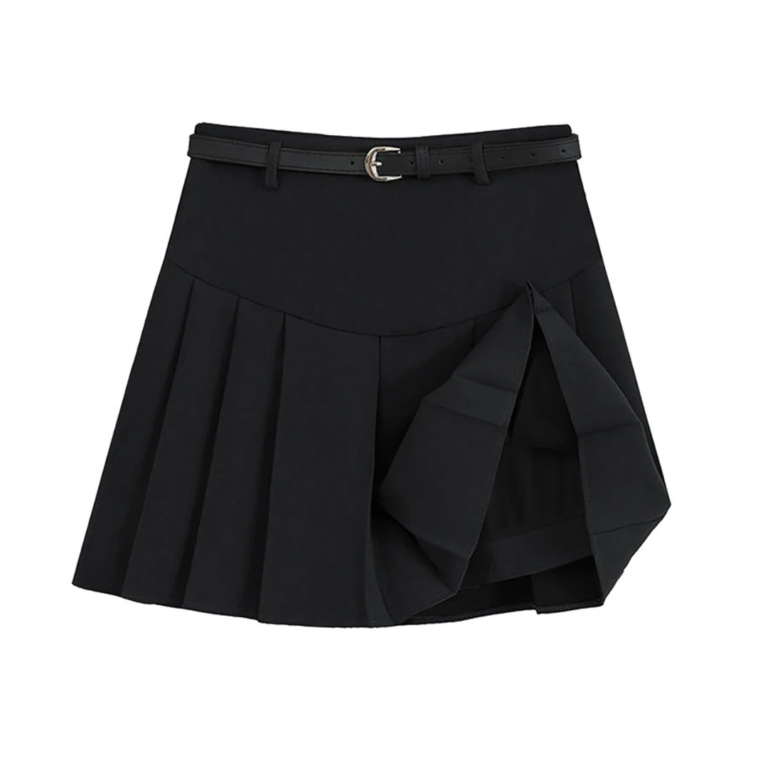 Noiret Paris™ | La Jupe-Short Plissée Chic