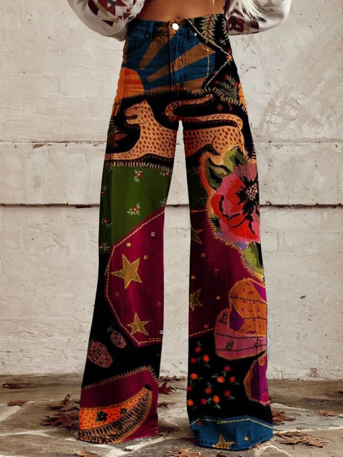 Léna - Pantalon Vintage Boho