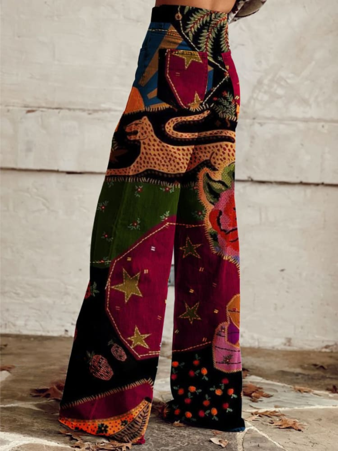 Léna - Pantalon Vintage Boho
