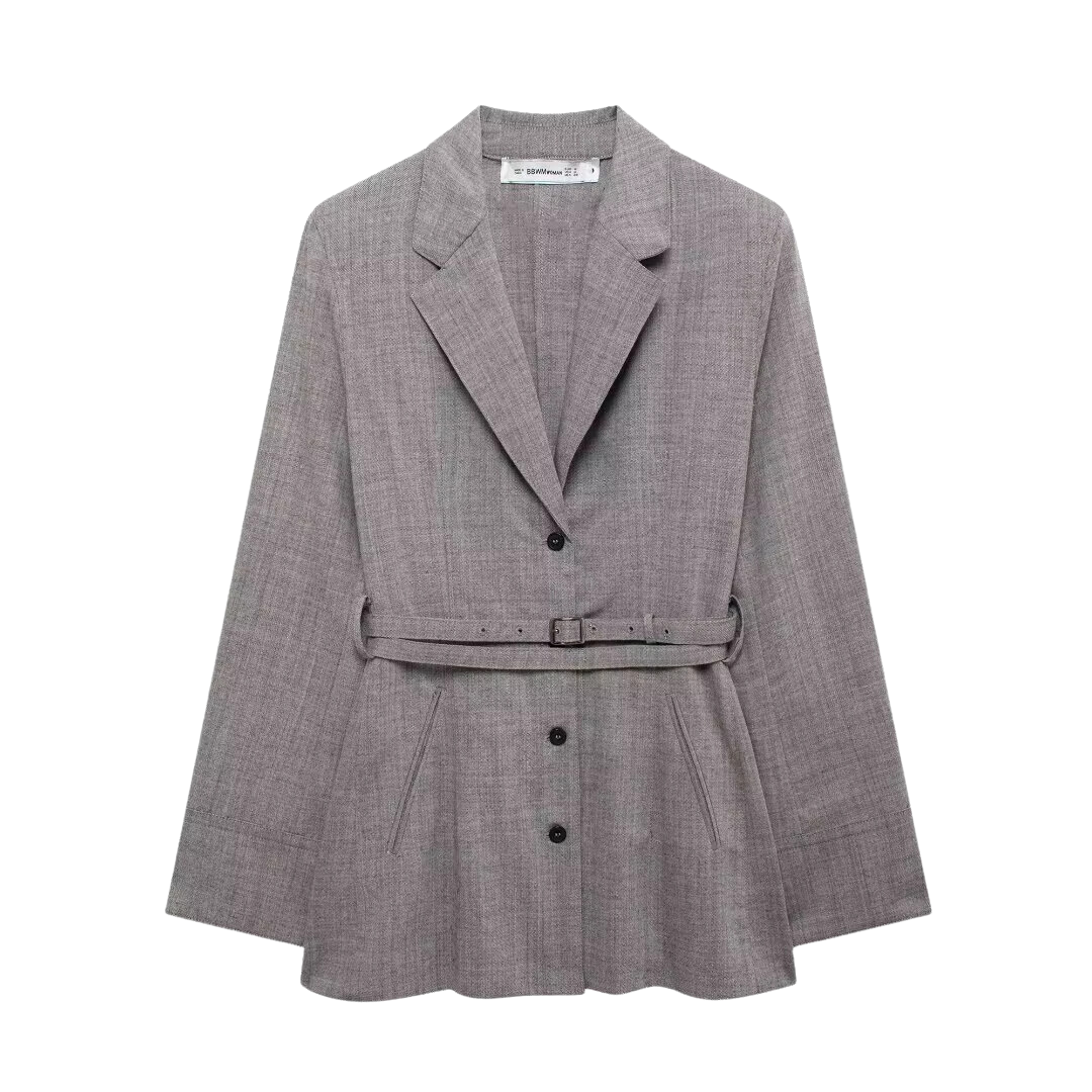 Noiret Paris™ | Veste Trendy avec Ceinture