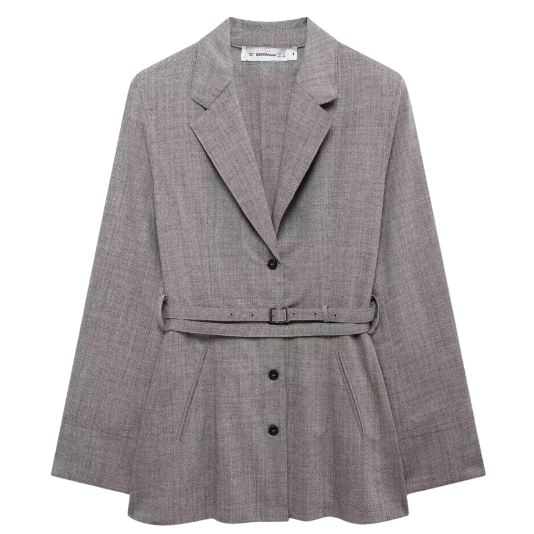 Noiret Paris™ | Veste Trendy avec Ceinture
