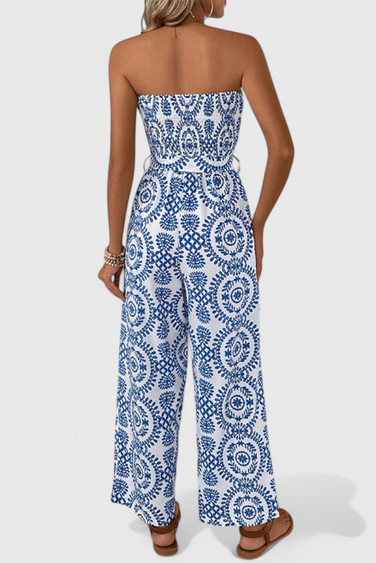 Lemoine™ | Charline Robe sans manches à motif imprimé