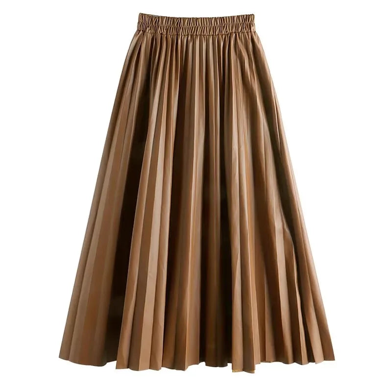 Noiret Paris™ | La Jupe Midi Plissée Luxe