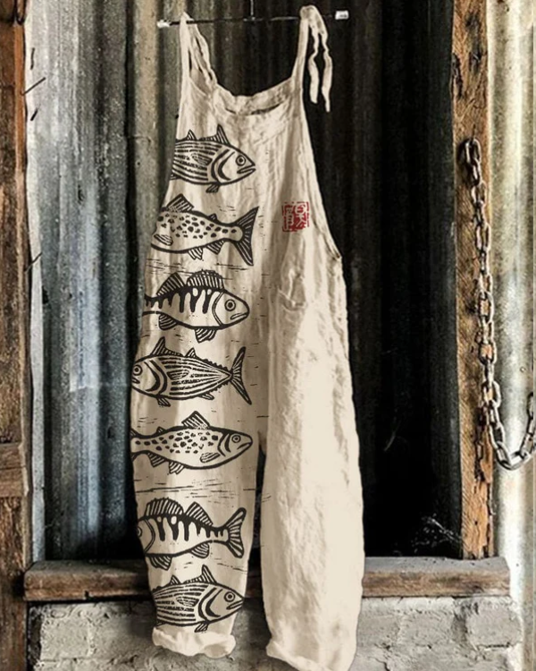 Jumpsuit Floral Vintage - Confort Élégant pour Femmes, Style Sans Effort