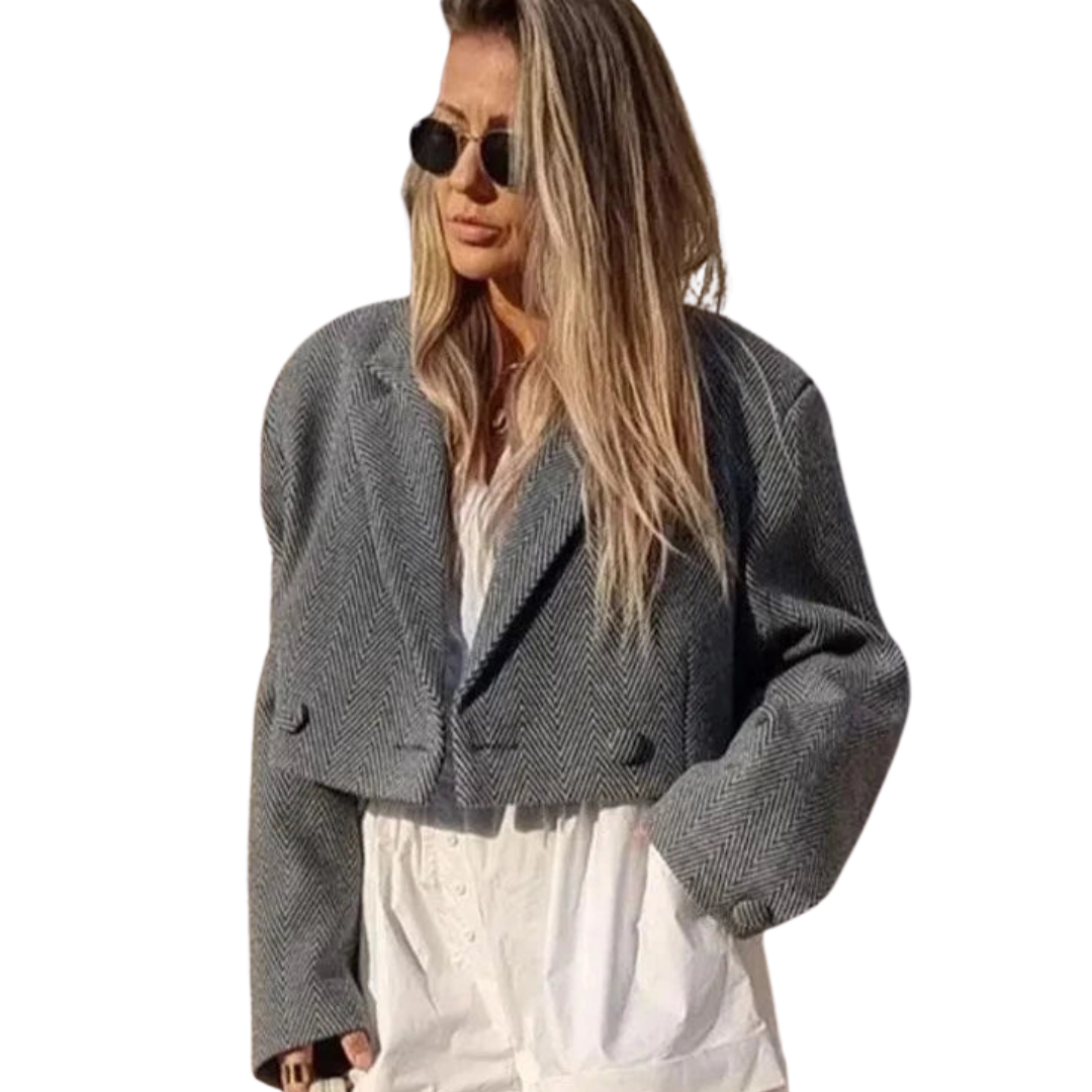 Noiret Paris™ | Veste Courte à Col V
